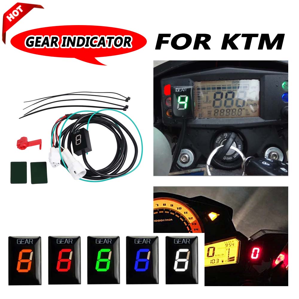 Motorcycle Gear Ratio - Motorcycle Parts 1-6 Gear Indicator For