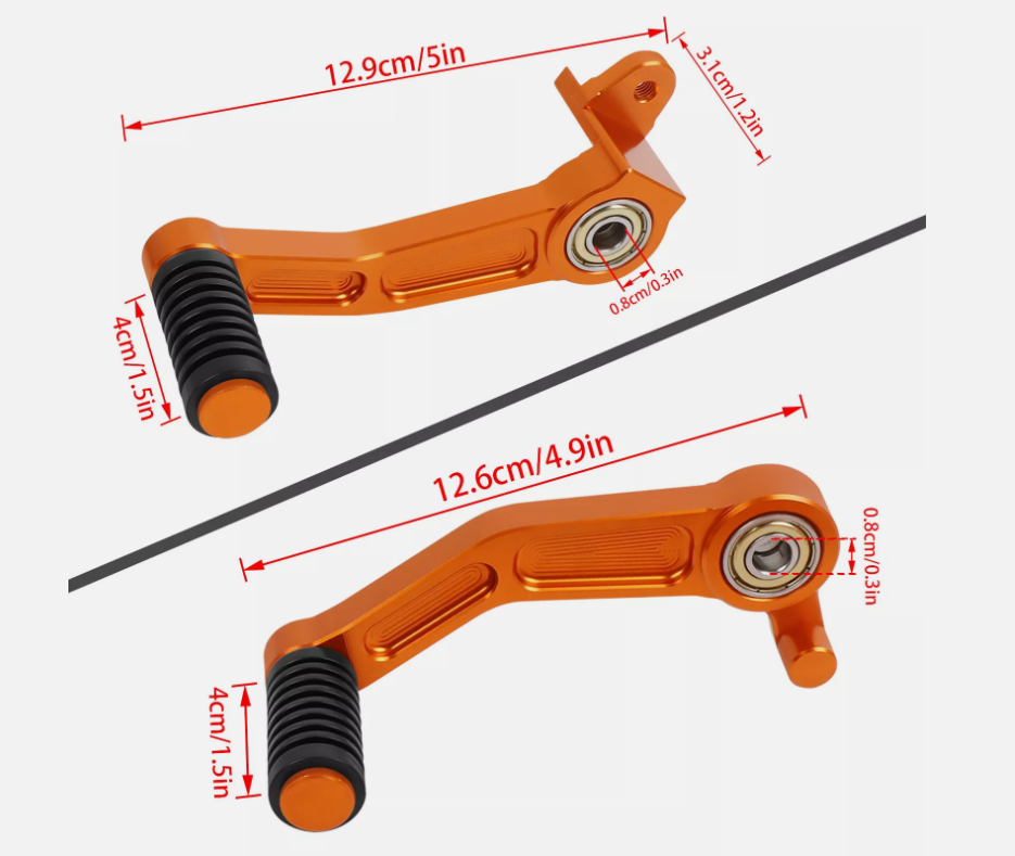 EU quality Motorcycle  CNC Ped – обзор и цена Motorcycle Gear Eu