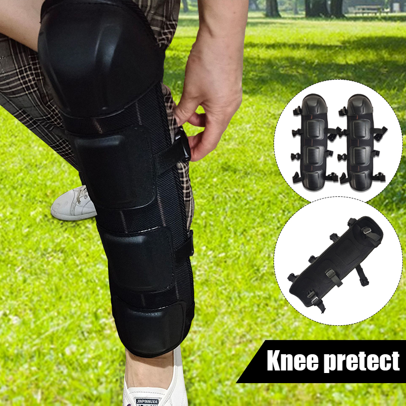 2Pcs Black Leg Protector With  – обзор и цена Knee Guard Hard
