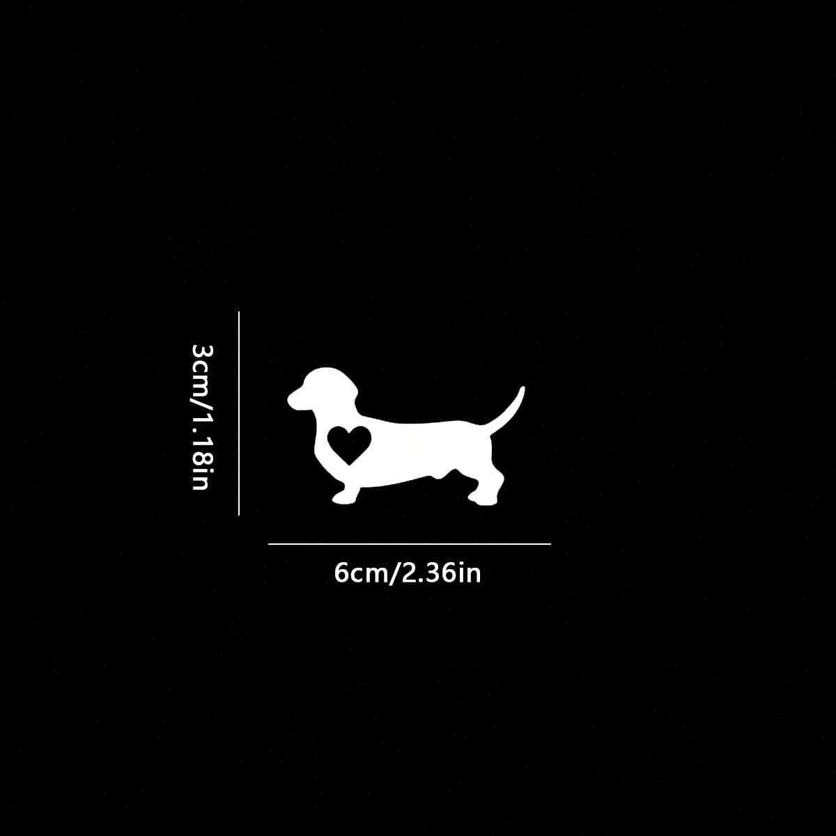 1 Pack Shape Dachshund Car Sti – обзор и цена Motorcycle Gear Dogs