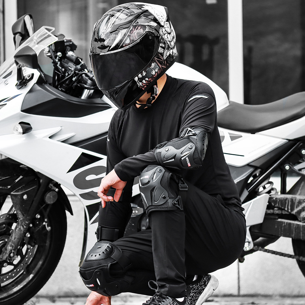 WOSAWE Adult Motorcycle Knee P – обзор и цена Knee Guard Hard