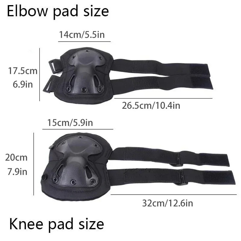 4PCS Tactical Knee Elbow Pads, – обзор и цена Knee Guard Hard