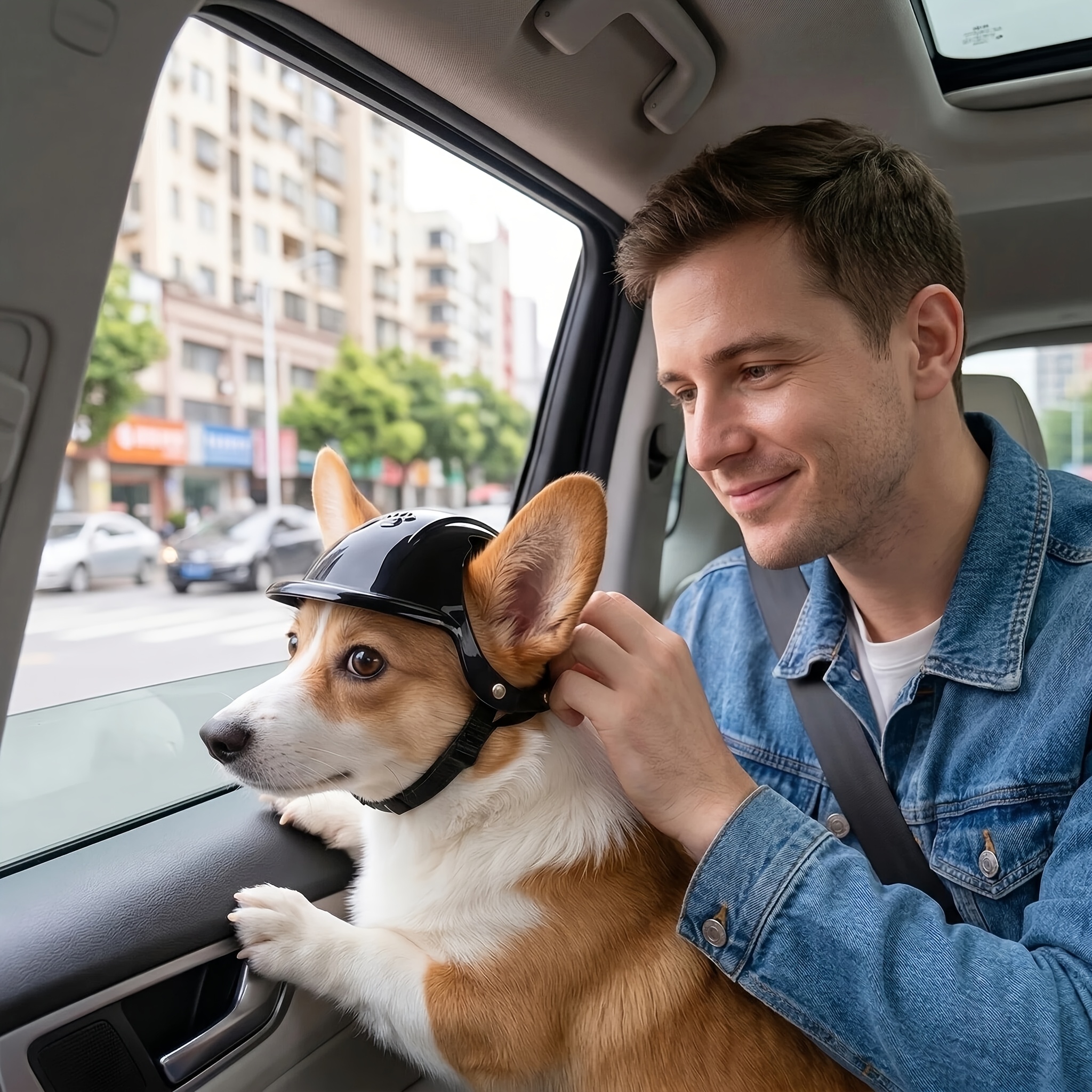 Pet Head Ears Helmet Hat, Moto – обзор и цена Motorcycle Gear Dogs