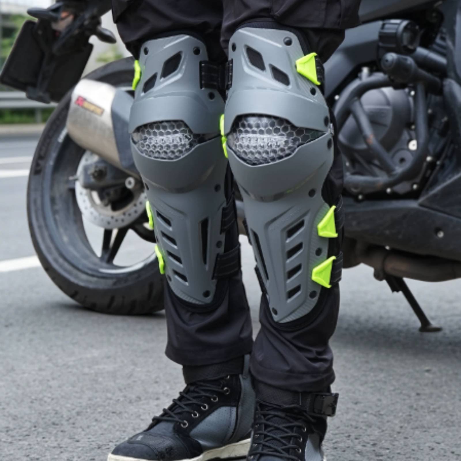 Motorcycle Knee Pads Anti-Fall – обзор и цена Knee Guard Hard