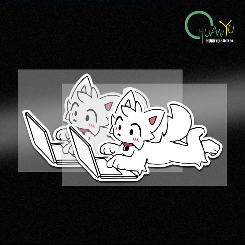 Cartoon anime dog reflective c – обзор и цена Motorcycle Gear Dogs