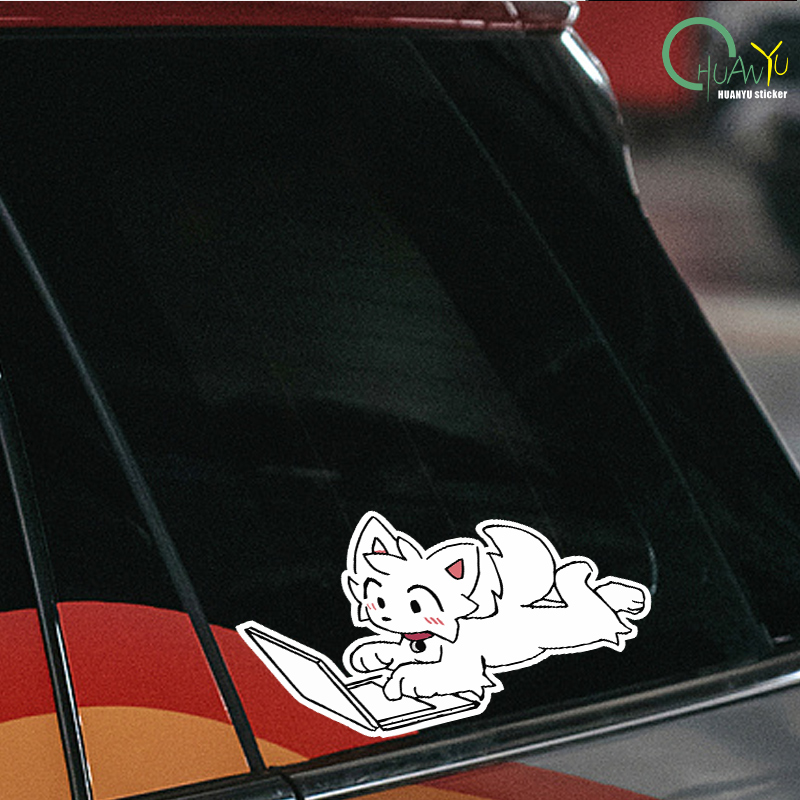 Cartoon anime dog reflective c – обзор и цена Motorcycle Gear Dogs