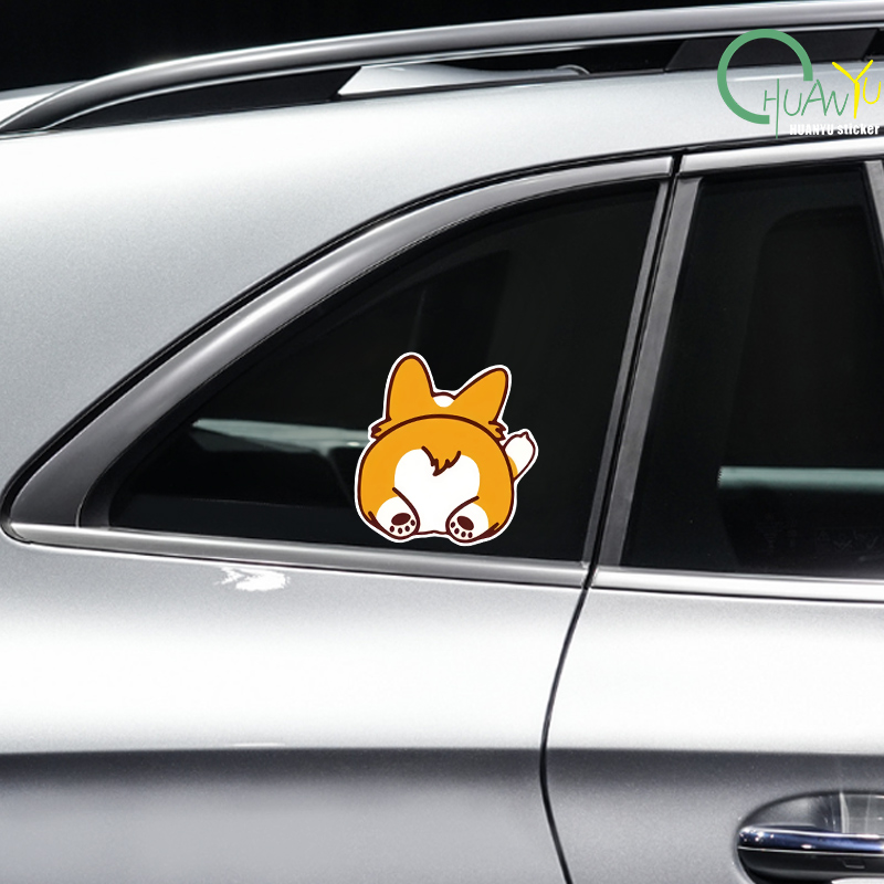 Car Cartoon Car Sticker Corgi  – обзор и цена Motorcycle Gear Helmets
