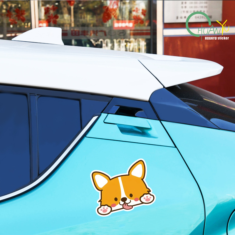 Car Cartoon Car Sticker Corgi  – обзор и цена Motorcycle Gear Helmets