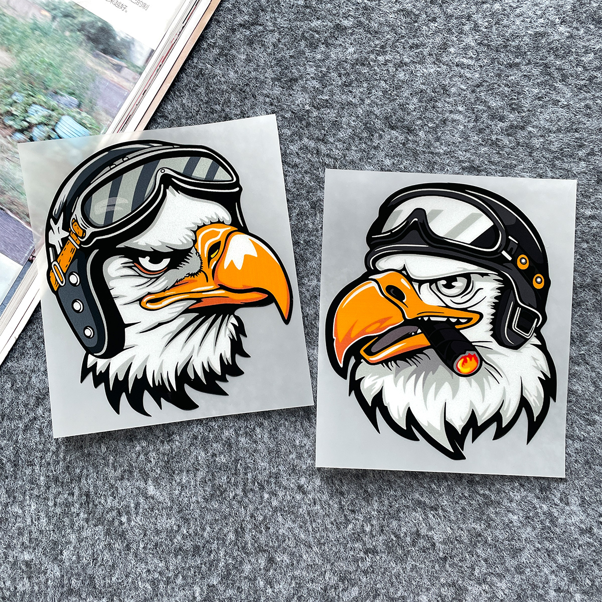 Retro Eagle/Cat/Dog Sticker Re – обзор и цена Motorcycle Gear For Dogs